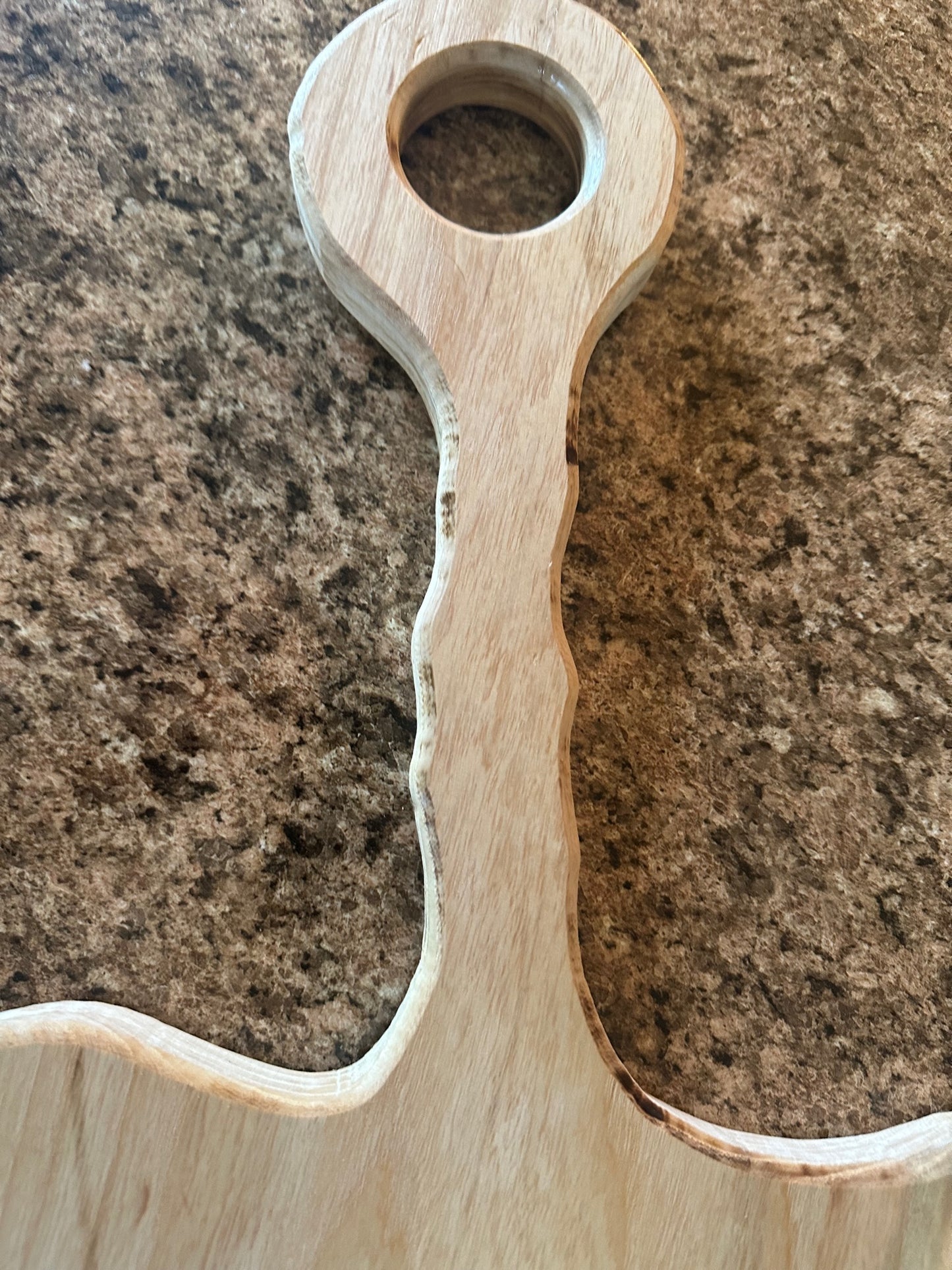Oak Cutting Board Straight Handle